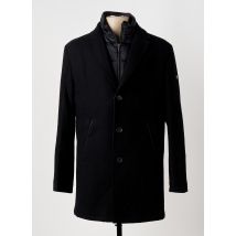 HAFNIUM - Manteau long noir en laine - Homme - Taille 6XL - Modz