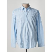 TOM TAILOR - Chemise manches longues bleu en coton - Homme - Taille XXL - Modz