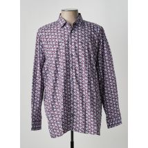 JUPITER - Chemise manches longues rouge en coton - Homme - Taille 3XL - Modz