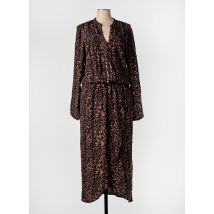 ELORA - Robe longue marron en viscose - Femme - Taille 40 - Modz