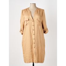 ELORA - Robe mi-longue beige en lyocell - Femme - Taille 42 - Modz
