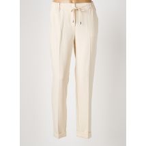 ELORA - Pantalon slim beige en polyester - Femme - Taille 38 - Modz