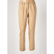 ELORA - Pantalon slim marron en polyester - Femme - Taille 38 - Modz