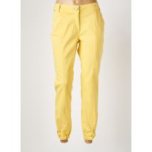 ELORA - Pantalon 7/8 jaune en coton - Femme - Taille 38 - Modz