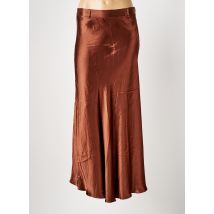ELORA - Jupe longue marron en viscose - Femme - Taille 38 - Modz