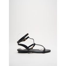 WITH MY SANDS - Sandales/Nu pieds noir en cuir - Femme - Taille 40 - Modz