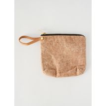 MYSAYANG - Pochette marron en coton - Femme - Taille TU - Modz