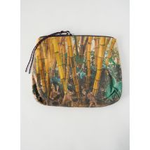 ZUBI - Pochette jaune en coton - Femme - Taille TU - Modz