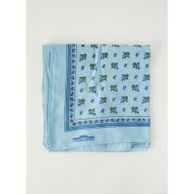 MOIS MONT - Foulard bleu en coton - Femme - Taille TU - Modz