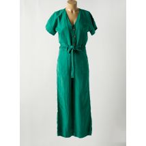 KANOPE - Combi-pantalon vert en lin - Femme - Taille 36 - Modz