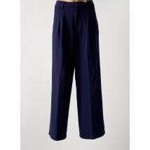 KANOPE - Pantalon droit bleu en polyester - Femme - Taille 42 - Modz
