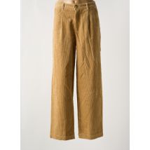 LEE COOPER - Pantalon droit beige en coton - Femme - Taille 36 - Modz