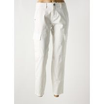 ZHRILL - Pantalon cargo blanc en coton - Femme - Taille W26 - Modz