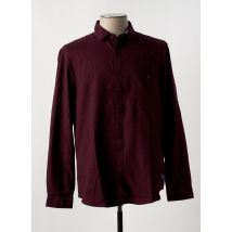 LEE COOPER - Chemise manches longues rouge en coton - Homme - Taille 3XL - Modz