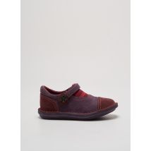 KICKERS - Mocassins violet en cuir - Fille - Taille 24 - Modz