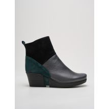 HIRICA - Bottines/Boots vert en cuir - Femme - Taille 40 - Modz