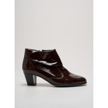 HIRICA - Bottines/Boots marron en cuir - Femme - Taille 41 - Modz