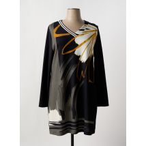 SISTTER - Robe mi-longue noir en polyester - Femme - Taille 50 - Modz