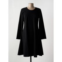 UN TEMPS POUR ELLE - Robe mi-longue noir en polyester - Femme - Taille 50 - Modz