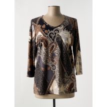 UN TEMPS POUR ELLE - Top marron en polyester - Femme - Taille 42 - Modz