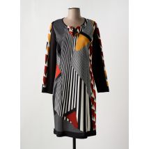 GUY DUBOUIS - Robe mi-longue noir en polyester - Femme - Taille 50 - Modz