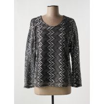 UN TEMPS POUR ELLE - Top noir en polyester - Femme - Taille 42 - Modz