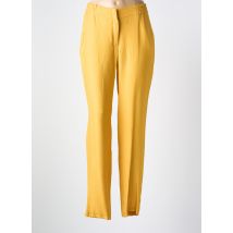 MERI & ESCA - Pantalon slim jaune en viscose - Femme - Taille 42 - Modz