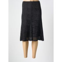 UN TEMPS POUR ELLE - Jupe mi-longue noir en polyester - Femme - Taille 48 - Modz