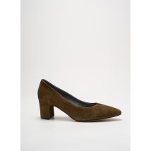 FUGITIVE BY FRANCESCO ROSSI - Escarpins vert en cuir - Femme - Taille 38 - Modz