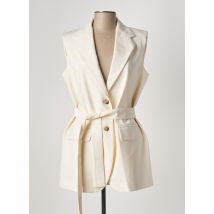 MAX MARA - Blazer beige en lyocell - Femme - Taille 38 - Modz