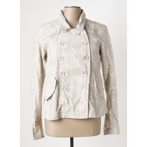 BEATE HEYMANN - Veste casual beige en coton - Femme - Taille 38 - Modz