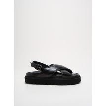 FREE LANCE - Sandales/Nu pieds noir en cuir - Femme - Taille 36 - Modz