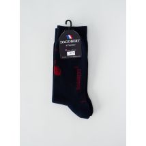 DAGOBERT A L'ENVERS - Chaussettes bleu en coton - Homme - Taille 43 - Modz