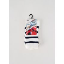 PERRIN - Chaussettes blanc en coton - Enfant - Taille 29 - Modz