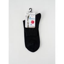 PERRIN - Chaussettes noir en coton - Femme - Taille 41 - Modz