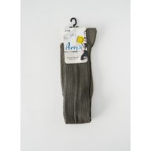 PERRIN - Chaussettes vert en coton - Homme - Taille 37 - Modz