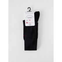 PERRIN - Chaussettes noir en soie - Femme - Taille 37 - Modz