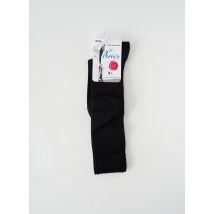 PERRIN - Chaussettes noir en soie - Femme - Taille 35 - Modz