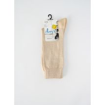 PERRIN - Chaussettes beige en coton - Homme - Taille 45 - Modz