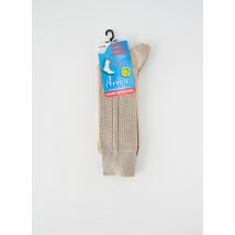 PERRIN - Chaussettes beige en coton - Homme - Taille 43 - Modz