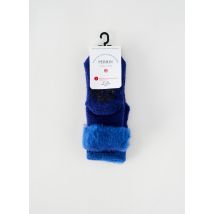 PERRIN - Chaussettes bleu en laine - Enfant - Taille 27-29 - Modz