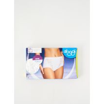 SLOGGI - Shorty blanc en coton - Femme - Taille 38 - Modz