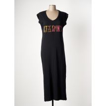 NINE TEES - Robe longue noir en coton - Femme - Taille 36 - Modz