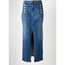 VICOLO - Jupe longue bleu en coton - Femme - Taille 40 - Modz
