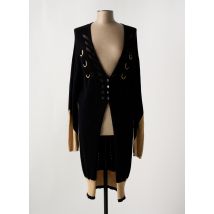 ELISA CAVALETTI - Gilet manches longues noir en viscose - Femme - Taille 44 - Modz
