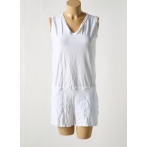LE BOURGET - Combishort blanc en coton - Femme - Taille 38 - Modz