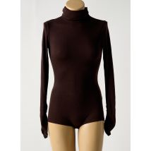 LE BOURGET - Body marron en polyester - Femme - Taille 36 - Modz