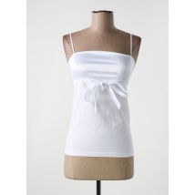 LE BOURGET - Top blanc en coton - Femme - Taille 36 - Modz