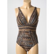 MIRACLESUIT - Maillot de bain 1 pièce marron en nylon - Femme - Taille 40 - Modz