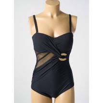 MIRADONNA - Maillot de bain 1 pièce noir en polyamide - Femme - Taille 40 - Modz